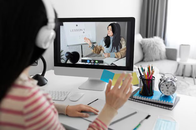IELTS student learning online